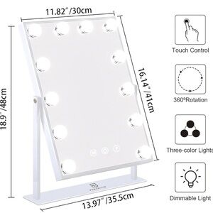 Vanity Mirror with Lights - Touch Control